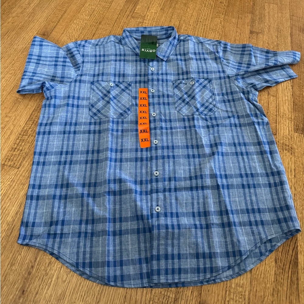 NWT Men’s Orvis button down shirt size XXL